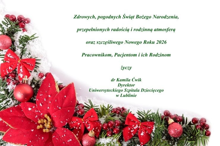 Życzenia Bożonarodzeniowe 2025